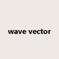 wave vector是什么意思