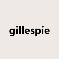 gillespie是什么意思