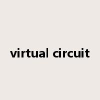 virtual circuit是什么意思