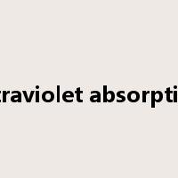 ultraviolet absorption是什么意思