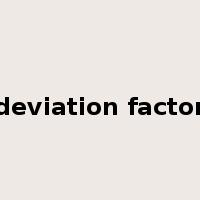 deviation factor是什么意思