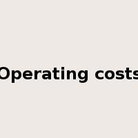 Operating costs是什么意思