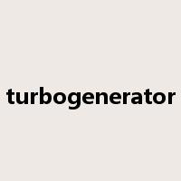 turbogenerator是什么意思