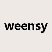 weensy是什么意思