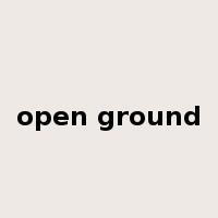 open ground是什么意思