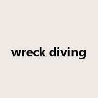 wreck diving是什么意思