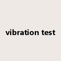 vibration test是什么意思