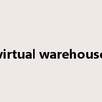 virtual warehouse是什么意思