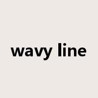 wavy line是什么意思