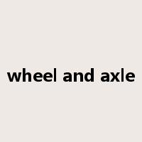 wheel and axle是什么意思