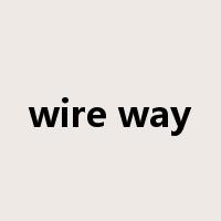 wire way是什么意思