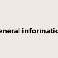 general information是什么意思
