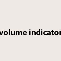 volume indicator是什么意思