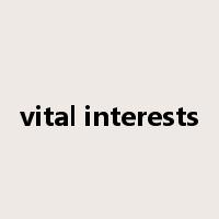 vital interests是什么意思