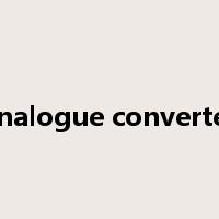 analogue converter是什么意思