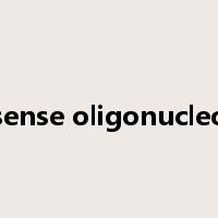 antisense oligonucleotide是什么意思