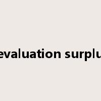 revaluation surplus是什么意思