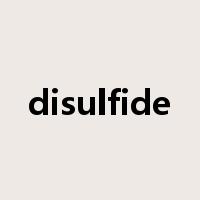 disulfide是什么意思