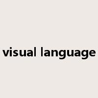 visual language是什么意思