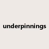 underpinnings是什么意思