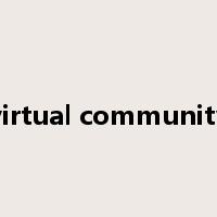 virtual community是什么意思