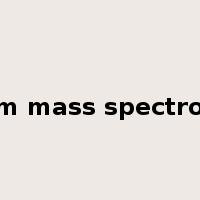 tandem mass spectrometry是什么意思