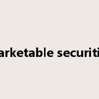 marketable securities是什么意思