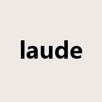 laude是什么意思