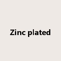 Zinc plated是什么意思
