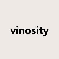 vinosity是什么意思