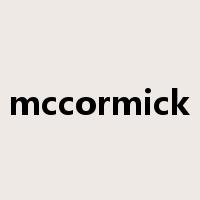 mccormick是什么意思
