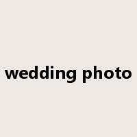 wedding photo是什么意思
