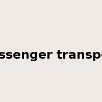 passenger transport是什么意思