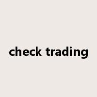 check trading是什么意思