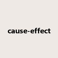 cause-effect是什么意思