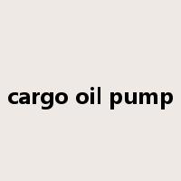cargo oil pump是什么意思