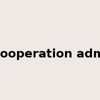 economic cooperation administration是什么意思