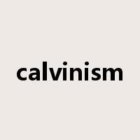 calvinism是什么意思