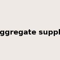 aggregate supply是什么意思