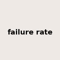 failure rate是什么意思