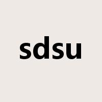 sdsu是什么意思