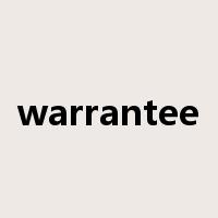 warrantee是什么意思
