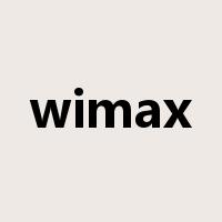wimax是什么意思