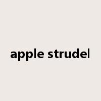 apple strudel是什么意思