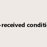 as-received condition是什么意思