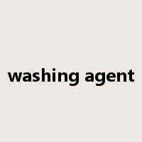 washing agent是什么意思