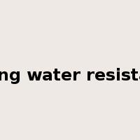boiling water resistance是什么意思