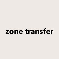 zone transfer是什么意思