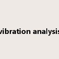 vibration analysis是什么意思