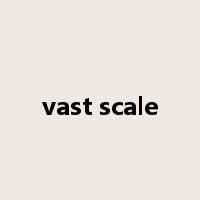 vast scale是什么意思
